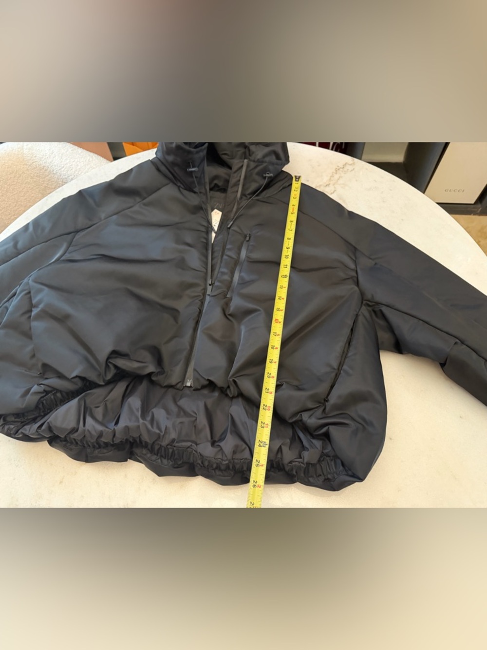 ZARA WATER REPELLENT WINDPROOF HOODED PUFFER JACKET - Picture 13 of 16